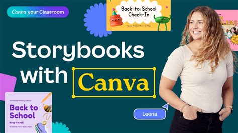 How to make storybooks in Canva | Back to School | Canva for Teachers - YouTube