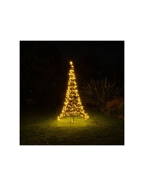 Noma Festive 2M Starry Nights Pole Tree Warm White