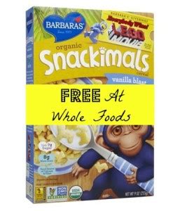 Whole Foods Coupons: FREE Barbara’s Snackimals