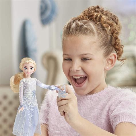 Frozen 2 Elsa doll with ponytail from battle with Nokk scene - Magical Discovery doll from ...