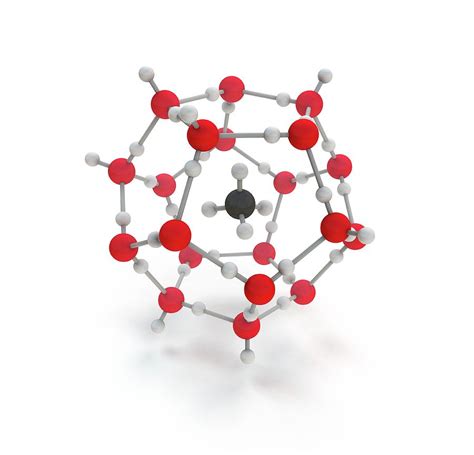 Methane Hydrate Molecule #1 Photograph by Mikkel Juul Jensen - Pixels