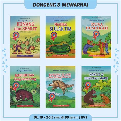 Jual Buku Berbagai Macam Dongeng Cerita Anak dan Mewarnai | Shopee Indonesia