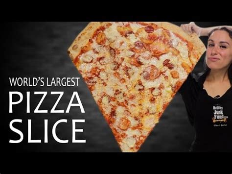 This couple has created the largest pizza slice you've ever seen