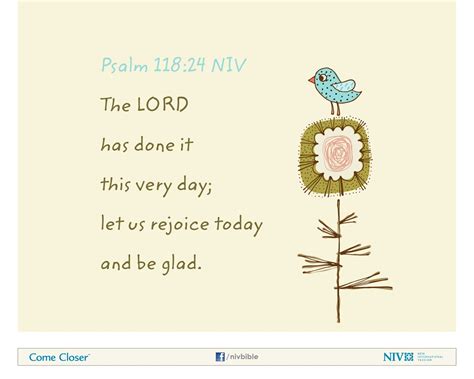 Psalm 118:24 NIV Bible Verse About Joy #NIVBible | Illustrated bible ...