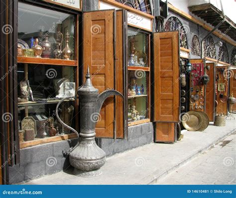 Antique Shop in Damascus Citadel Stock Image - Image of bazaar, middle: 14610481