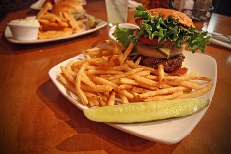 Cheeseburger And Fries Free Stock Photo - Public Domain Pictures