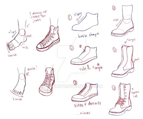 shoes guide by AngelKite on DeviantArt | Shoes drawing, Tutorial, Drawings