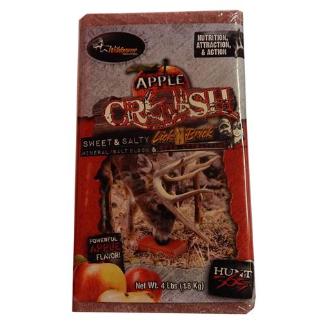 WGI 00329 Apple Crush Deer Attractant Salt Block | eBay