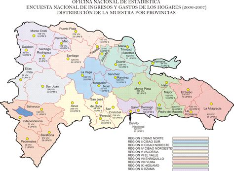 Mapa de República Dominicana