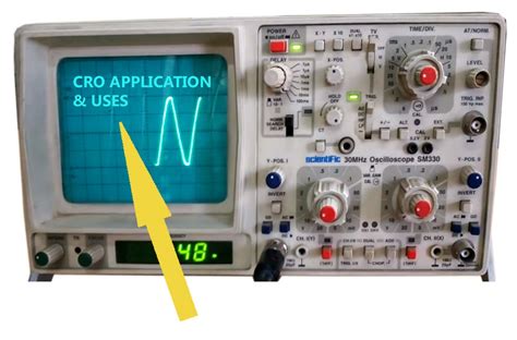 CRO Application and Uses | Cathode Ray Oscilloscope - ETechnoG