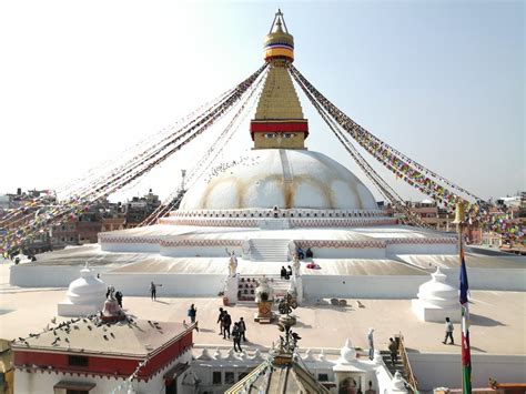 Buddha Stupa in oriental style in Kathmandu · Free Stock Photo