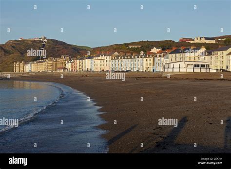 Aberystwyth Seafront, Aberystwyth, Wales, UK Stock Photo, Royalty Free ...