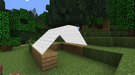 Friend edited a texture pack to make minecraft tents : Minecraft