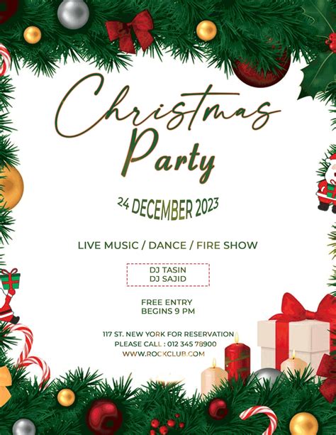 Christmas party flyer and GIF :: Behance
