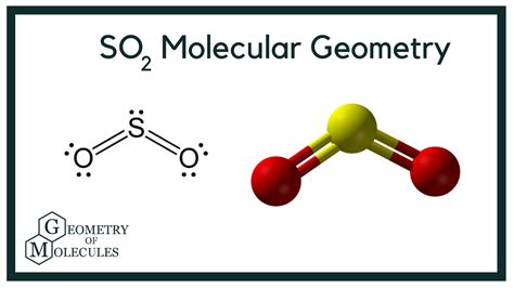 SO2 Molecular Geometry,Shape and Bond Angles (Sulfur Dioxide) | Molecular geometry, Molecular ...