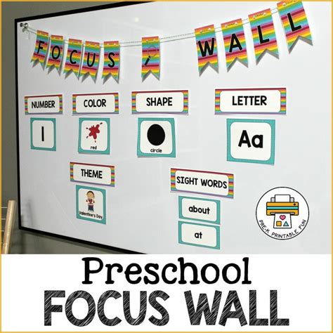 Preschool Focus Wall Set