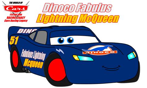 Dinoco Fabulous Lightning McQueen Paint Job by alexandrredir on DeviantArt