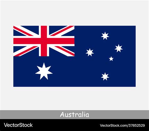 National flag australia australian country flag Vector Image