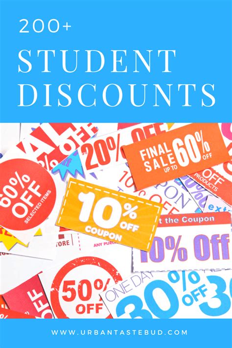 200+ Awesome Student Discounts - Urban Tastebud