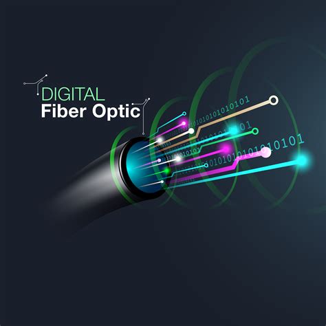 fiber optic digital cable 680338 Vector Art at Vecteezy