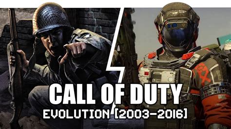 วิวัฒนาการเกม Call of Duty ปี 2003 - 2016 - YouTube