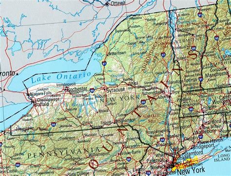 Really good map of NY state | Map of new york, Ny trip, New york state