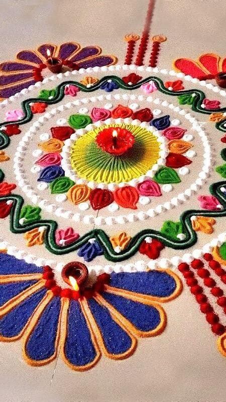 Best rangoli designs for Diwali 2023