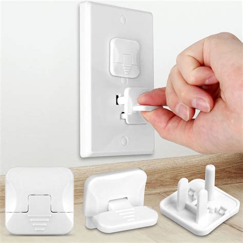 Buy Mom's Choice Gold Awards Winner - Outlet Covers with Hidden Pull Handle Baby Proofing Plug ...