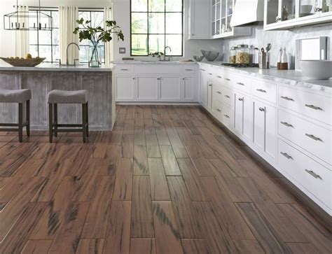 40 Awesome Wood Tile Floor Inspiration for Kitchen - The Urban Interior | Laminate flooring in ...