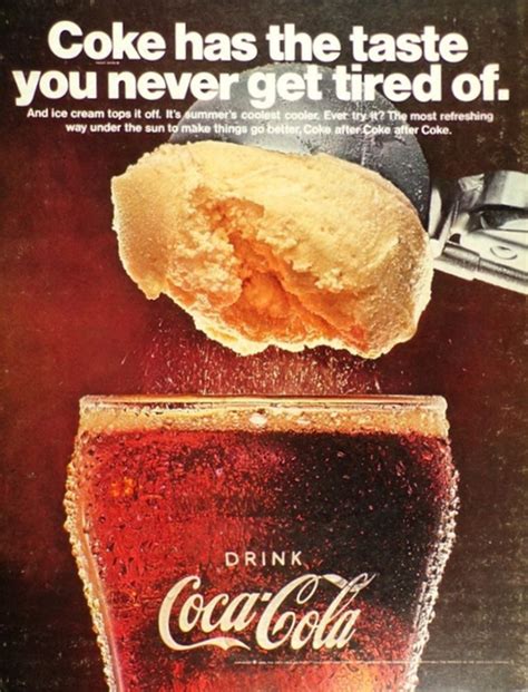 1967 Coca Cola Coke Ad ~ Coke Float, Vintage Coca Cola Ads