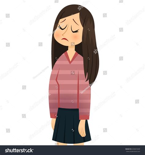 60,183 Sad Girl Cartoon Images, Stock Photos & Vectors | Shutterstock