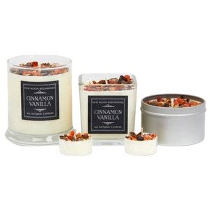 Cinnamon Vanilla Candles Fall Candles Warm Vanilla Candle Made With Crystals Soy Tealights ...