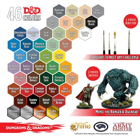 The Army Painter Dungeons and Dragons Miniature Painting Kit Bundle ...