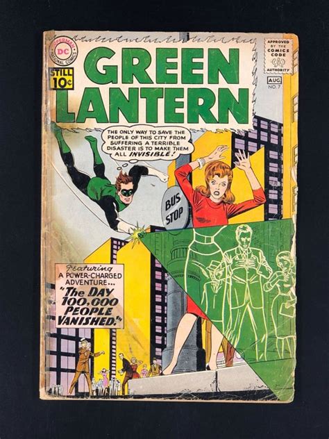 Green Lantern #7 (1961) GD- 1st Appearance and Origin of Sinestro! | Comic Books - Silver Age ...