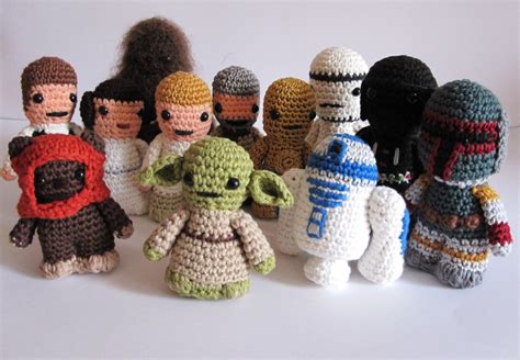 Star wars inspired amigurumi. 12 crocheted star by TheCottonSheep