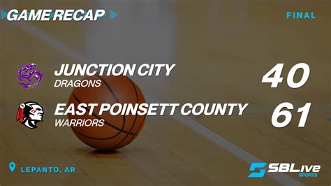 Junction City vs East Poinsett County Boys Basketball - Feb 29, 2024 ...