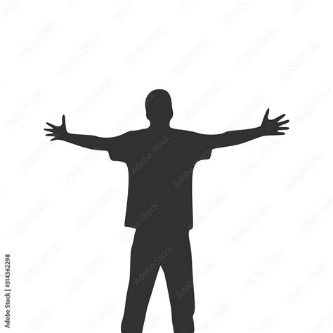 Open Hand Silhouette Png