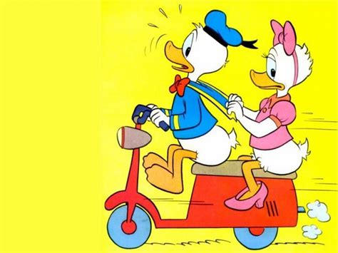 Donald Duck Wallpaper: Donald Duck and Daisy Wallpaper | Duck cartoon ...