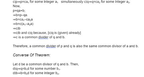 Notes on Division Algorithm or Euclidean Algorithm