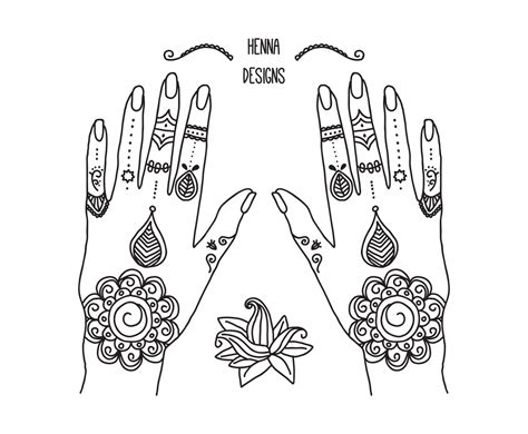 Printable Henna Designs For Hands