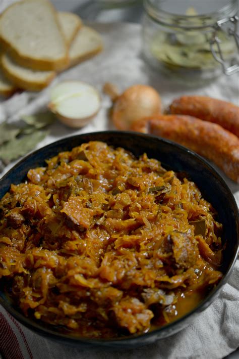 Polish Hunter's Stew {Bigos} - Polish Your Kitchen