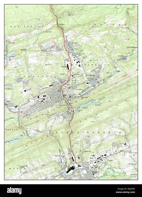 Pottsville, Pennsylvania, map 1994, 1:24000, United States of America ...