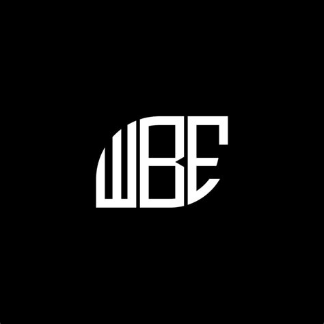 WBE letter logo design on black background. WBE creative initials letter logo concept. WBE ...