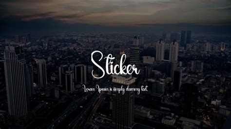 Sticker Font : Download Free for Desktop & Webfont