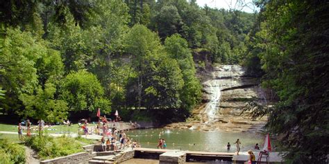 Buttermilk Falls State Park - Finger Lakes Trail