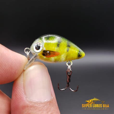 5 pcs “Natural Detail” mini Crankbaits version 3 – Super Lures USA