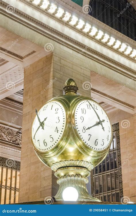 Grand Central Station Clock Stock Image - Image of metro, bustling: 29058451