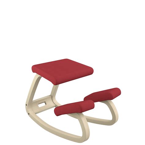 Buy Varier Variable Balans Original Kneeling Chair Designed by Peter Opsvik (Red Revive Fabric ...