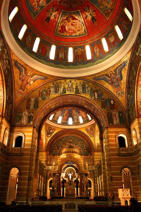 Cathedral Basilica of Saint Louis, in St Louis, Missouri, USA St Louis Cathedral, Cathedral ...