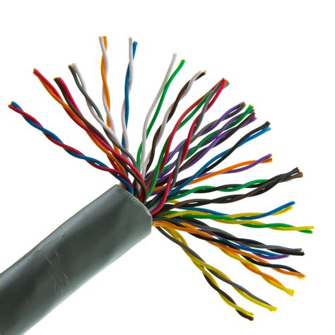 25-pair Cat5e Solid Copper Telco Cable, CMR, 1000ft